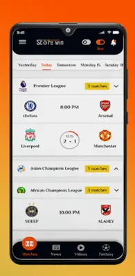 score win  يلا مباريات اليوم android App screenshot 4